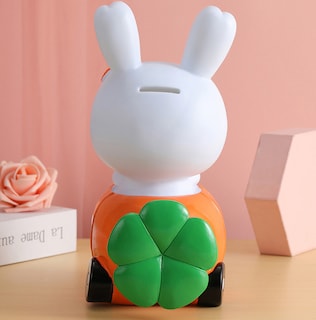 Foto 3 | Foto 3 | Tarro Piggy Bank Rabbit Bank Para Niños Pvc 15 X 18 5 Cm - Venta Internacional.