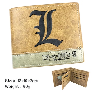 Foto 2 | Foto 2 | Monedero De Piel Con Doble Pliegue Estilo Anime Death Note Unisex - Venta Internacional.