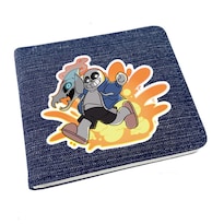 Monedero De Piel Plegable Sin Undertale Anime - Venta Internacional.