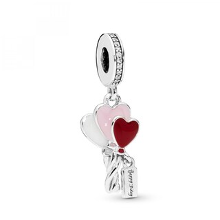 Foto 4 | Foto 4 | Charm Pandora Globos Corazón 798076cz En Plata Esterlina - Venta Internacional.