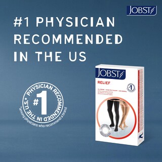 Foto 3 | Foto 3 | Medias De Compresión Jobst Relief Hasta La Rodilla 30-40 Mmhg Beige - Venta Internacional.