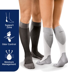 Foto 3 | Foto 3 | Medias De Compresión Jobst Sport 15-20 Mmhg Hasta La Rodilla Unisex - Venta Internacional.