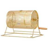 Tambor Para Sorteos Vivohome Chapado En Latón 28 Cm X 20 Cm Capacidad Para 2500 Boletos - Venta Internacional.