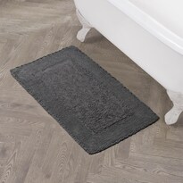 Alfombra De Baño Laura Ashley Con Borde Fruncido 100% Algodón 50x85cm - Venta Internacional.