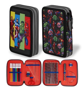 Foto 1 | Foto 1 | Estuche Para Lápices Marvel Spiderman Escolar 2 O 3 Compartimentos - Venta Internacional.