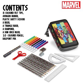 Foto 7 | Foto 7 | Estuche Para Lápices Marvel Spiderman Escolar 2 O 3 Compartimentos - Venta Internacional.