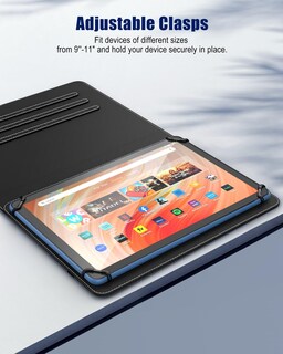 Foto 2 | Foto 2 | Funda Para Tableta Timovo Universal Android De 9 A 11 Pulgadas Negra - Venta Internacional.