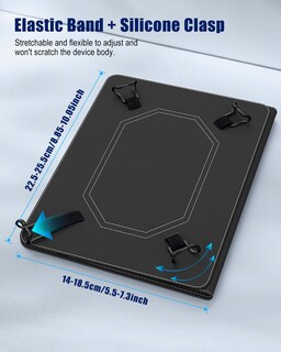 Foto 3 | Foto 3 | Funda Para Tableta Timovo Universal Android De 9 A 11 Pulgadas Negra - Venta Internacional.