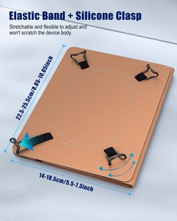 Foto 3 | Foto 3 | Funda Universal Para Tablet Timovo 9-11 Pulgadas Android Marrón - Venta Internacional.