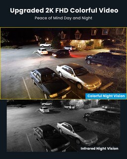 Foto 3 | Foto 3 | Cámara Con Foco Iegeek 2k Con Cable Para Exterior Con Sensor De Movimiento - Venta Internacional.