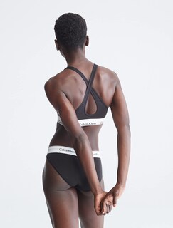 Foto 2 | Foto 2 | Sujetador Deportivo Calvin Klein Para Mujer Acolchado En Mezcla De Algodón Negro - Venta Internacional.