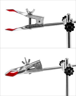 Foto 3 | Foto 3 | Conjunto De Soportes Para Laboratorio Qwork Soporte De Laboratorio De Acero Con Base - Venta Internacional.