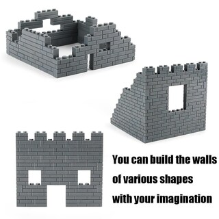 Foto 5 | Foto 5 | Bloques De Construcción Feleph 360 Piezas Ladrillos Perfilados De Mampostería 1 X 2 - Venta Internacional.