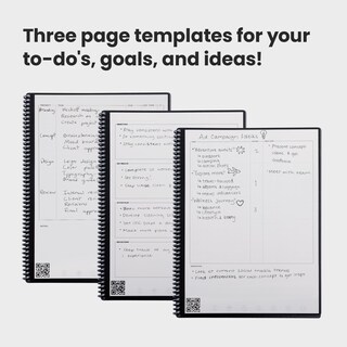 Foto 5 | Foto 5 | Planificador De Productividad Rocketbook Fusion Reutilizable Color Granate - Venta Internacional.