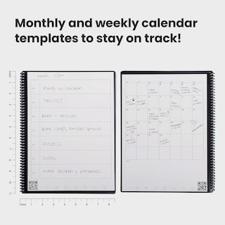 Foto 6 | Foto 6 | Planificador De Productividad Rocketbook Fusion Reutilizable Color Granate - Venta Internacional.