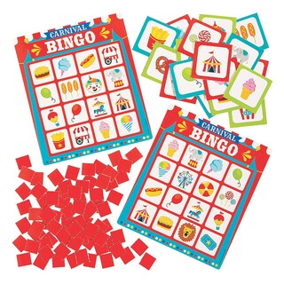 Foto 1 | Foto 1 | Juego De Bingo De Carnaval Divertido Express Para 16 Personas Con Tableros - Venta Internacional.