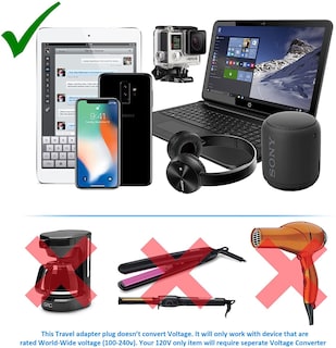 Foto 6 | Foto 6 | Adaptador De Enchufe De Viaje Orei Alemania Francia Schuko Tipo E/f - Venta Internacional.