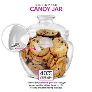 Foto 3 | Foto 3 | Tarro Para Dulces Y Galletas Modern Innovations Acrílico Premium 1.2 L - Venta Internacional.