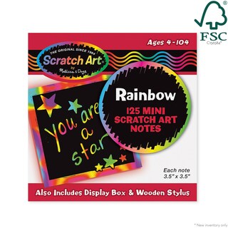 Foto 4 | Foto 4 | Mininotas Scratch Art Rainbow Melissa & Doug (125) Fsc - Venta Internacional.