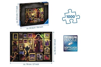 Foto 4 | Foto 4 | Rompecabezas Ravensburger Disney Villainous Jafar 1000 Piezas - Venta Internacional.
