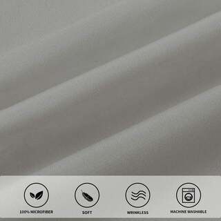 Foto 6 | Foto 6 | Falda Para Cama Fácil De Usar Para Cama Queen/king Con Caída De 45 Cm En Gris Claro - Venta Internacional.