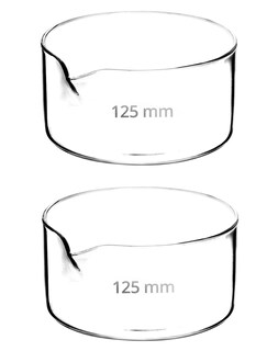 Foto 1 | Foto 1 | Platos De Cristalización Qwork 500 Ml De Vidrio Borosilicato 3.3 Paquete De 2 - Venta Internacional.