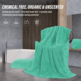 Foto 5 | Foto 5 | Set De 6 Toallas De Baño Moonqueen Premium De Microfibra Y Terciopelo Coral - Venta Internacional.