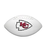 Balón De Fútbol Americano Wilson Nfl Live Con Autógrafo Del Equipo Kansas City Chiefs - Venta Internacional.