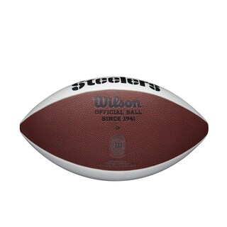 Foto 5 | Foto 5 | Balón De Fútbol Americano Wilson Nfl Live Team Autograph Pittsburgh Steelers - Venta Internacional.