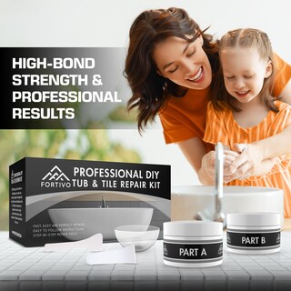 Foto 2 | Foto 2 | Kit De Reparación De Porcelana Blanca Fibra De Vidrio Lavabo Y Azulejo De Ducha - Venta Internacional.