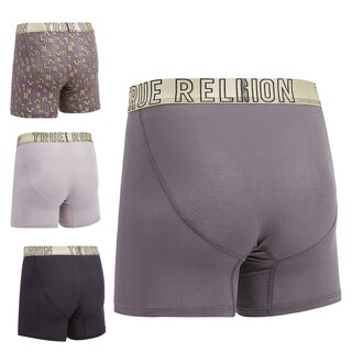 Foto 3 | Foto 3 | Boxers Ajustados True Religion De Modal Stretch Paquete De 4 Para Hombre Negro/dorado - Venta Internacional.