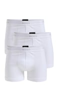 Bóxer Brief Boss Hugo Para Hombre 3-pack De Algodón Blanco - Venta Internacional.