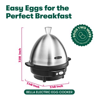 Foto 2 | Foto 2 | Cocedor De Huevos Eléctrico Bella Rapid Auto Shut 7 Huevos Negro - Venta Internacional.