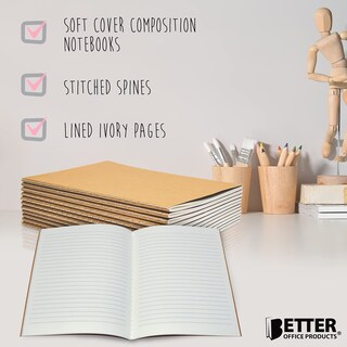 Foto 4 | Foto 4 | Libretas Better Office Products Kraft A5 60 Páginas 80gsm Paquete De 24 - Venta Internacional.