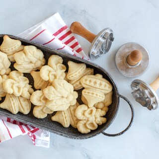 Foto 6 | Foto 6 | Sellos Para Galletas Nordic Ware Holiday Cast Redondos 3 Cm Plateados - Venta Internacional.