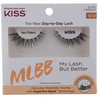 Foto 1 | Foto 1 | Pestañas Postizas Kiss My Lash But Better Sin Filtros (paquete De 3) - Venta Internacional.