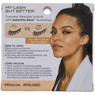 Foto 3 | Foto 3 | Pestañas Postizas Kiss My Lash But Better Sin Filtros (paquete De 3) - Venta Internacional.