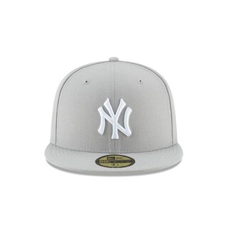 Foto 2 | Foto 2 | Gorra New Era New York Yankees Básica 59fifty Ajustada Gris - Venta Internacional.