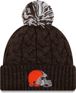 Foto 1 | Foto 1 | Gorro Beanie New Era Oficial Nfl Para Mujer Con Punto Acogedor Y Pompon - Venta Internacional.