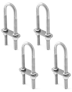 Foto 7 | Foto 7 | Qwork - Ojo De Amarre Para Popa De Barco Marino Con Perno En U De Acero Inoxidable - Venta Internacional.