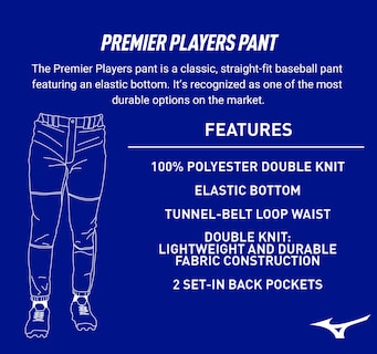 Foto 4 | Foto 4 | Pantalón De Béisbol Mizuno Premier Para Jugadores Con Ajuste Elástico En El Puño - Carbón - Venta Internacional.