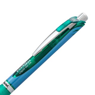 Foto 4 | Foto 4 | Bolígrafo Pentel Energel Deluxe Rtx Retráctil Gel Líquido Punta Fina Tinta Verde X12 - Venta Internacional.