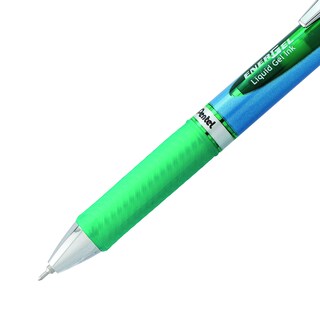 Foto 5 | Foto 5 | Bolígrafo Pentel Energel Deluxe Rtx Retráctil Gel Líquido Punta Fina Tinta Verde X12 - Venta Internacional.