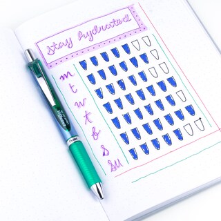 Foto 7 | Foto 7 | Bolígrafo Pentel Energel Deluxe Rtx Retráctil Gel Líquido Punta Fina Tinta Verde X12 - Venta Internacional.