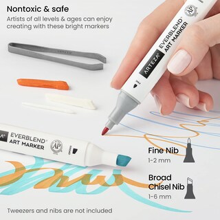Foto 4 | Foto 4 | Set De Marcadores De Alcohol Para Arte Arteza Everblend 72 Colores Con Caja - Venta Internacional.