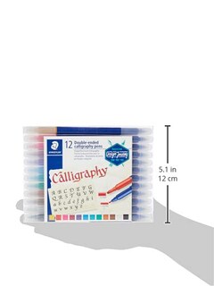 Foto 2 | Foto 2 | Set De Marcadores Doble Punta Staedtler Calligraphy Duo 12 Colores - Venta Internacional.