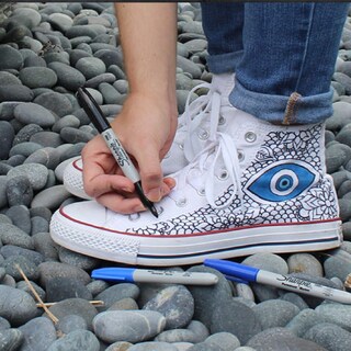 Foto 5 | Foto 5 | Rotuladores Permanentes Sharpie De Punta Fina Varios Colores Paquete De 8 - Venta Internacional.