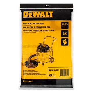 Foto 6 | Foto 6 | Bolsa De Polvo Fino Dewalt Dxva19-4112 Para Aspiradora De 12 A 16 Galones - Venta Internacional.