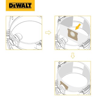 Foto 7 | Foto 7 | Bolsa De Polvo Fino Dewalt Dxva19-4112 Para Aspiradora De 12 A 16 Galones - Venta Internacional.