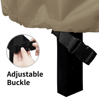 Foto 4 | Foto 4 | Funda Para Fogata Exterior Cuadrada Fácil De Usar 112x112x61 Cm Camel - Venta Internacional.